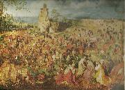 Pieter Bruegel korsbarandet. oil painting